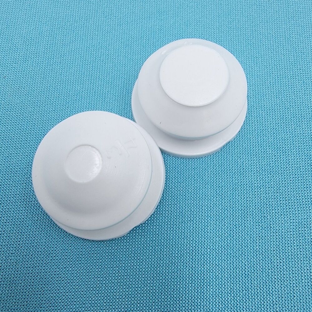 Replacement 3/4" Rubber Stoppers plugs for Salt and Pepper Shaker Pair White